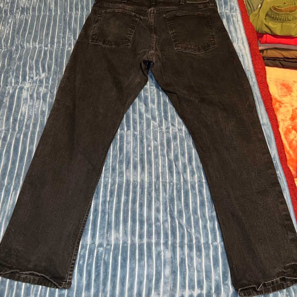 EUC M Eddie Bauer Black Jeans 36 X 30 - Picture 3 of 4
